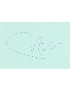 Carlos Santana autographe signé le 29 mai 2000 – bristol 15×10 cm