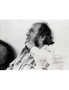 Marco Ferreri – Tirage argentique original 24 × 18 cm signé à Cannes en 1986