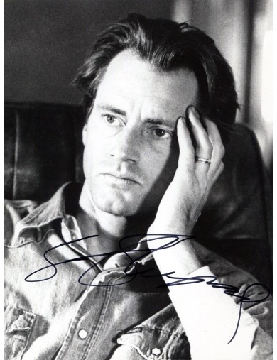 Autographe Sam Shepard – Tirage argentique 18 × 24 cm signé (Paris, 24 avril 1990)