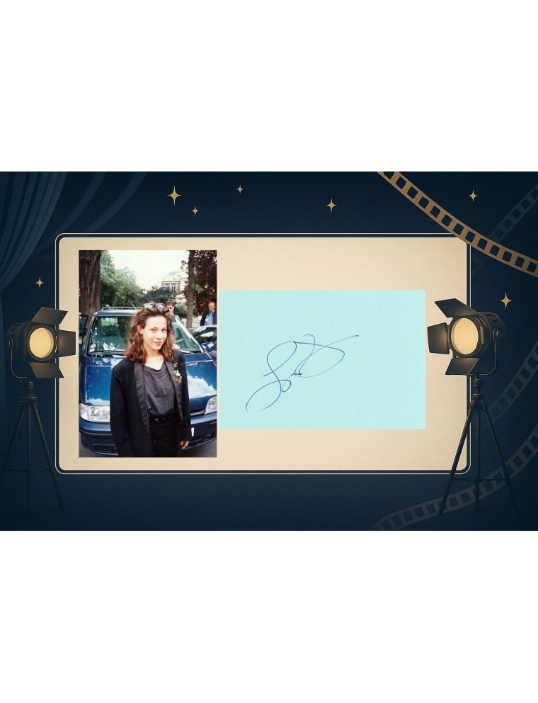Lili Taylor – Autographe authentique signé à Paris en 1994