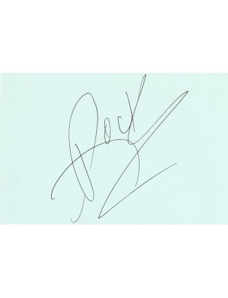 Dwayne The Rock Johnson – Autographe authentique signé en 2002 à Paris