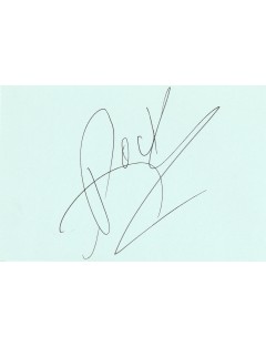 Dwayne The Rock Johnson – Autographe authentique signé en 2002 à Paris
