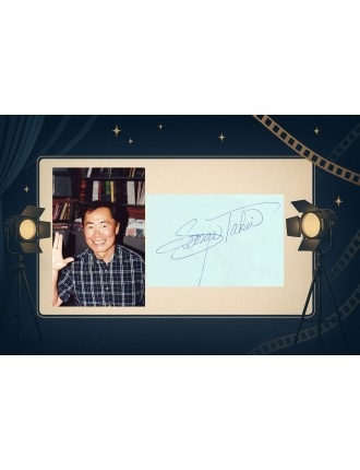 George Takei – Autographe authentique signé en 2001 à Paris