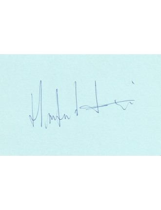 Umberto Tozzi – Autographe authentique signé en 1999 à France Inter