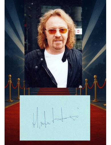 Umberto Tozzi – Autographe authentique signé en 1999 à France Inter