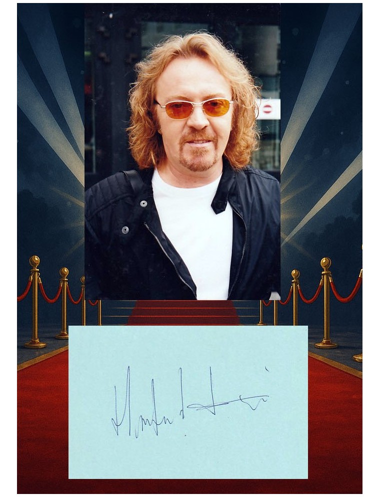 Umberto Tozzi – Autographe authentique signé en 1999 à France Inter