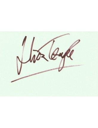 Julien Temple – Autographe authentique signé en 2000 au cinéma Élysées Biarritz
