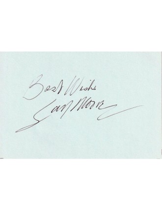 Autographe de Sam Moore signé  le 16 nov 1998