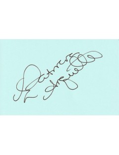 Autographe de Patricia Arquette obtenu au Festival de Cannes le 19 05 1996