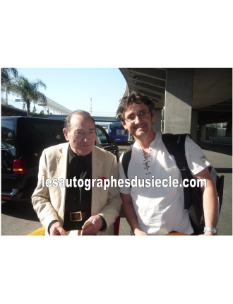 Pierre Etaix à l'aéroport de Nice