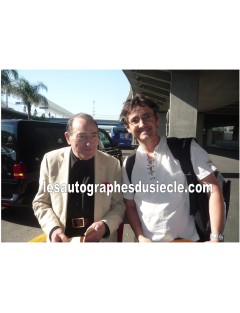 Pierre Etaix à l'aéroport de Nice