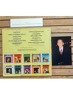JERRY LEE LEWIS – 33 tours original Volume 2, signé en personne à Paris le 4 juillet 1995 + tirage argentique original