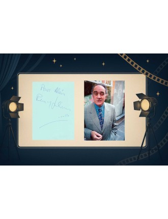 autographe et dessin de voiture du célèbre cascadeur Rémy Julienne !