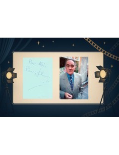 autographe et dessin de voiture du célèbre cascadeur Rémy Julienne !
