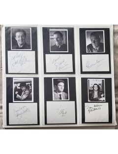 autographe georges beller roger hanin pierre louis roland giraud