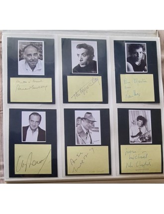autographe philippe chatel philippe clay bernard lavilliers