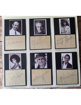 autographe daniel prévost cyrielle claire christian morin