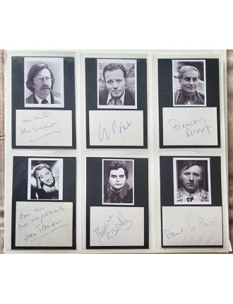 autographe jean piat jean tissier paul le person