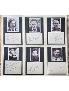 autographe jean piat jean tissier paul le person