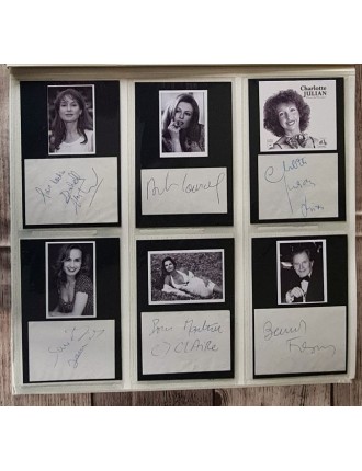autographe isabelle huppert nicole courcel charlotte julian sandrine bonnaire bernard fresson