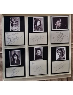 autographe arlette didier evelyne pagès jacques martin zabou jeanne mas candice patou
