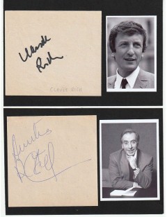 autographe claude rich robert castel