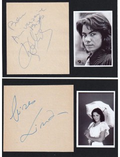 autographe daniel guichard linda de suza