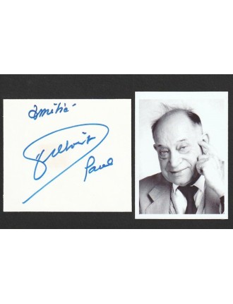 autographe paul préboist