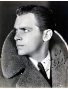 AUTOGRAPHE  Douglas Fairbanks Jr.  dans The Airmail – Photo originale signée 1925 (tirage original par Elmer Fryer)