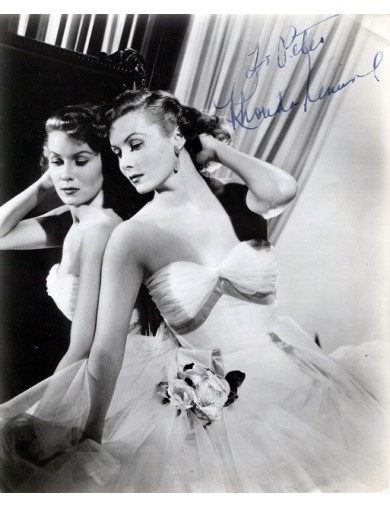 AUTOGRAPHE Rhonda Fleming – Tirage argentique original signé (années 40)