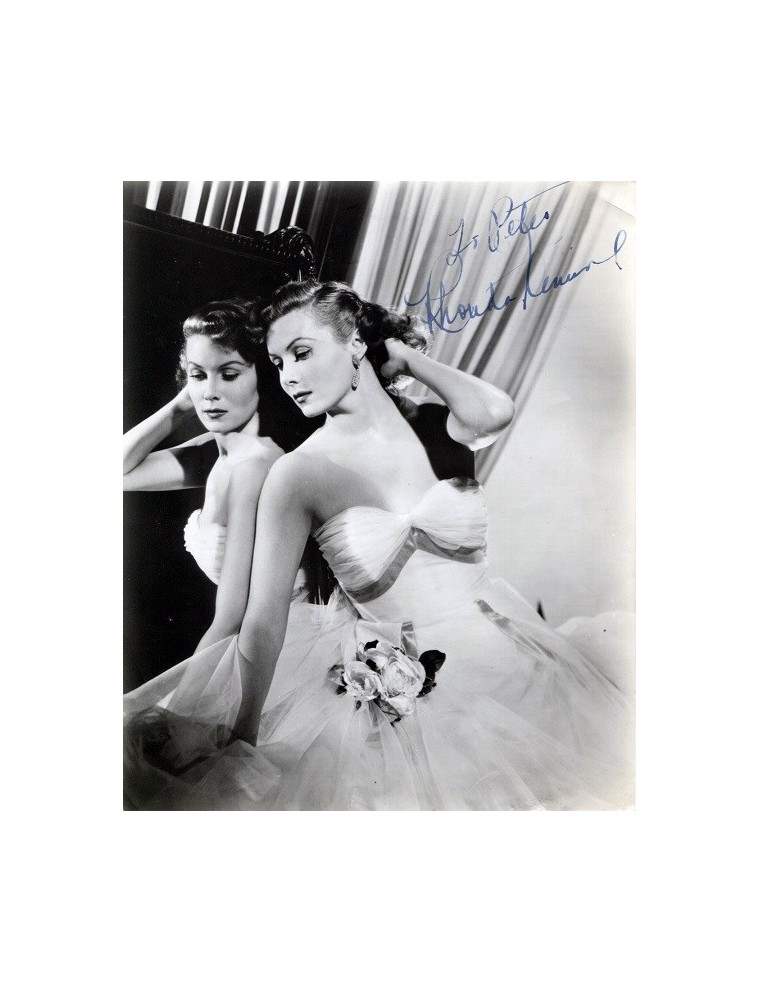 AUTOGRAPHE Rhonda Fleming – Tirage argentique original signé (années 40)