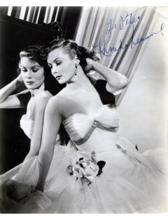 AUTOGRAPHE Rhonda Fleming – Tirage argentique original signé (années 40)