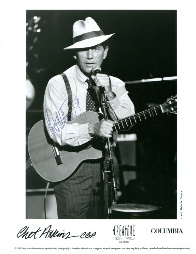 autographe de Chet Atkins