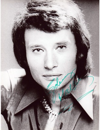 AUTOGRAPHE JOHNNY HALLYDAY