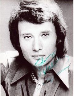 AUTOGRAPHE JOHNNY HALLYDAY