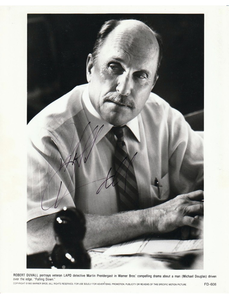 AUTOGRAPHE DE ROBERT DUVALL A VENDRE