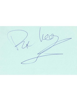 Autographe de Paz Vega obtenu en 2002 à Paris, pour le Festival du film