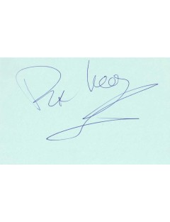 Autographe de Paz Vega obtenu en 2002 à Paris, pour le Festival du film