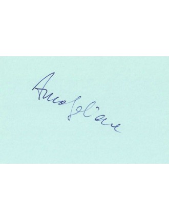 Anna Galiena autographe obtenu 25 02 1995