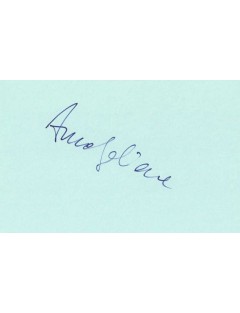 Anna Galiena autographe obtenu 25 02 1995