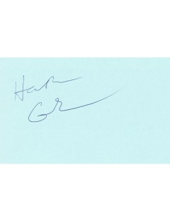 autographe de Heather Graham obtenu le 26 09 1999 à Roissy CDG