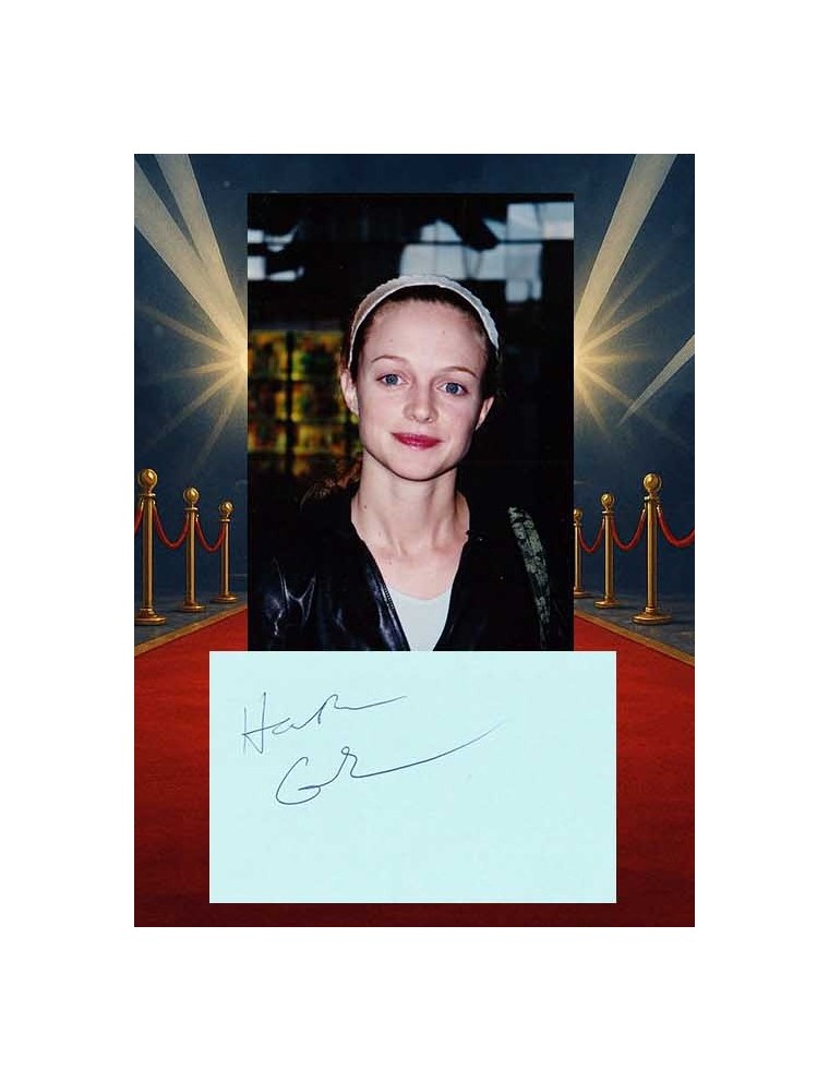 Heather Graham autographe obtenu le 26 09 1999 à Roissy CDG