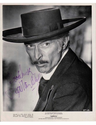 Autographe de LEE VAN CLEEF dans SABATA