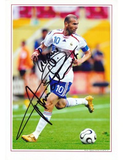 autographe de Zidane