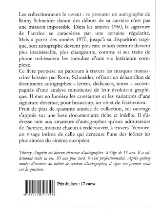 LES AUTOGRAPHES DE ROMY SCHNEIDER