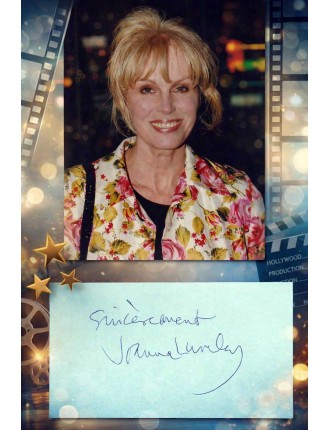 Autographe de Joanna Lumley