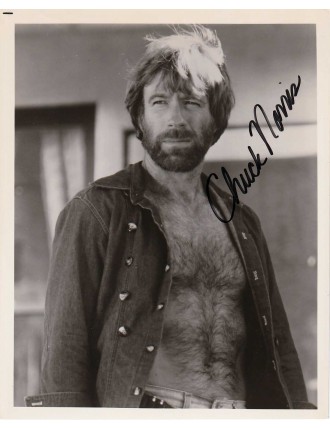 autographe de Chuck Norris
