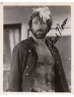 autographe de Chuck Norris