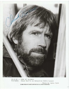 AUTOGRAPHE DE CHUCK NORRIS