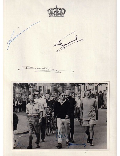 autographe de BEATRIX & CLAUS DES PAYS BAS